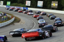 The front 12 rows of the grid line up for their pace laps. (David Kranak/ Impact Zone Photos)