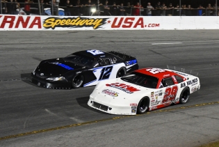Pro Late Model drivers who peaked with fourth-place finishes: Hunter Wright (29) and Brandon Brilliant (12) - Kim Kemperman photo