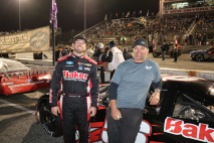 Gus Dean's primary Florida Speedweeks mission was his ARCA Menards Series and NASCAR Gander Outdoors Truck Series starts at Daytona International Speedway, but he found time to run three Super Late Model races at New Smyrna in a car tuned by David "Buggy" Pletcher (Jim Carson photo)