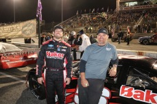 Gus Dean's primary Florida Speedweeks mission was his ARCA Menards Series and NASCAR Gander Outdoors Truck Series starts at Daytona International Speedway, but he found time to run three Super Late Model races at New Smyrna in a car tuned by David "Buggy" Pletcher (Jim Carson photo)