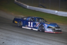 Low-budget veteran David Weaver survived for a Speedweeks-career-best second-place finish in the Sunday Pro Late Model race (Michael Fettig/Action Shots Photography)